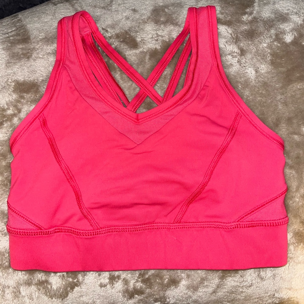 Red lulu lemon sports bra- size 2.